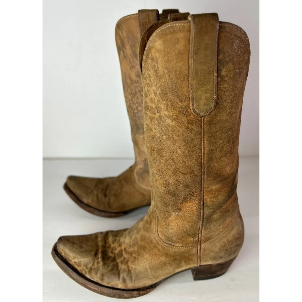 Old Gringo Women’s Leather Leopardito 13" Cowboy Boots, size 8.5 - Picture 2 of 16